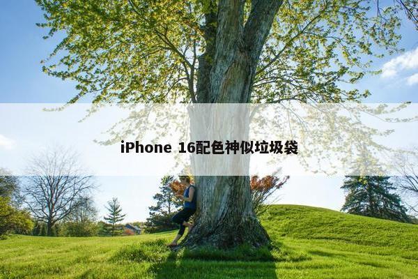 iPhone 16配色神似垃圾袋