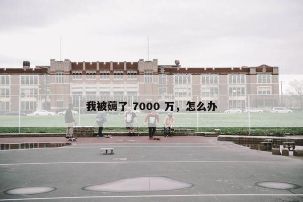 我被薅了 7000 万，怎么办