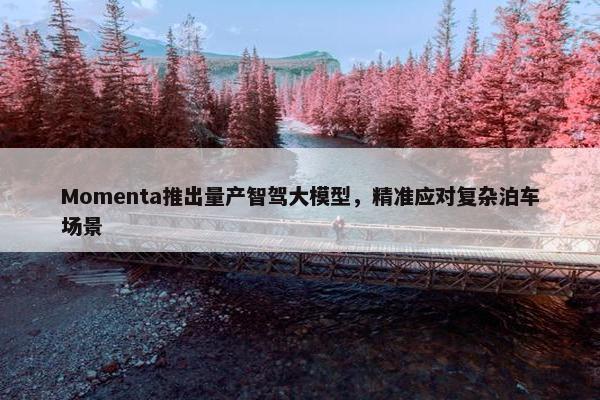 Momenta推出量产智驾大模型，精准应对复杂泊车场景