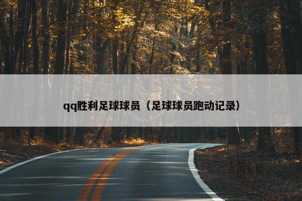 qq胜利足球球员（足球球员跑动记录）