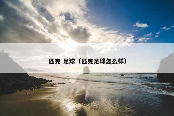 匹克 足球（匹克足球怎么样）