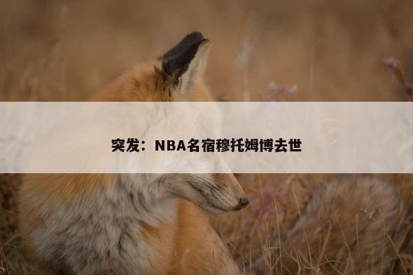 突发：NBA名宿穆托姆博去世