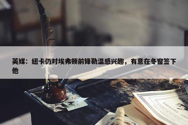 英媒：纽卡仍对埃弗顿前锋勒温感兴趣，有意在冬窗签下他