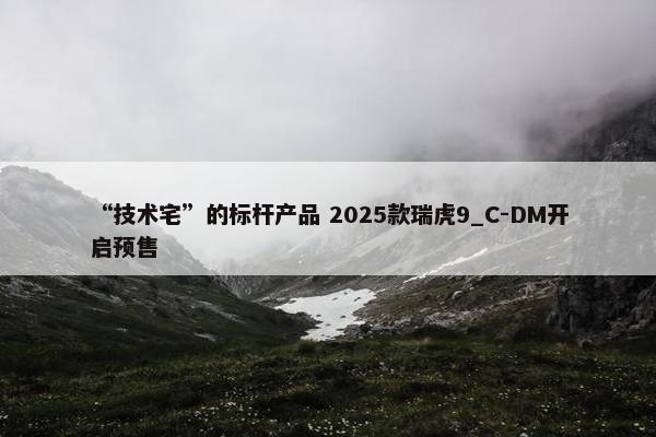 “技术宅”的标杆产品 2025款瑞虎9_C-DM开启预售