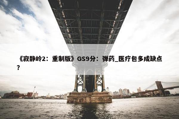 《寂静岭2：重制版》GS9分：弹药_医疗包多成缺点？