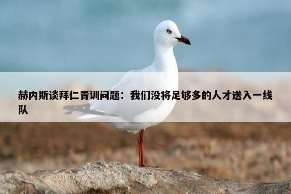 赫内斯谈拜仁青训问题：我们没将足够多的人才送入一线队