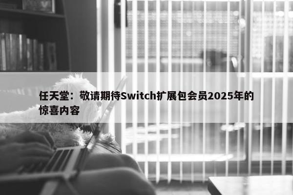 任天堂：敬请期待Switch扩展包会员2025年的惊喜内容