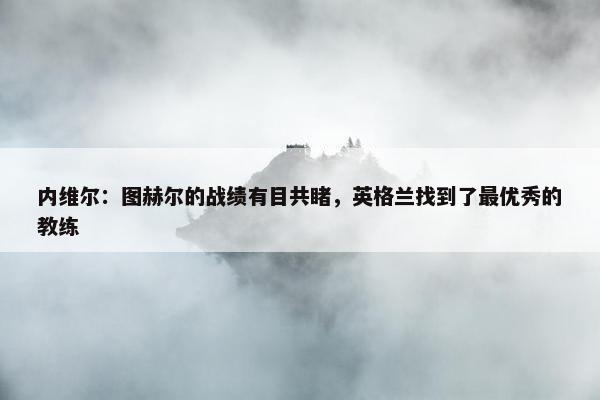 内维尔：图赫尔的战绩有目共睹，英格兰找到了最优秀的教练