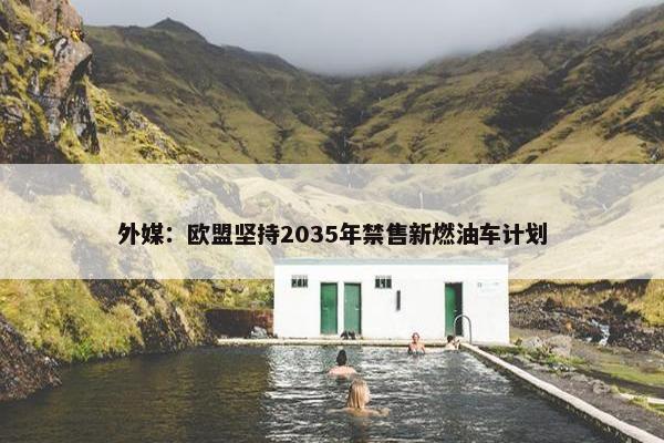 外媒：欧盟坚持2035年禁售新燃油车计划