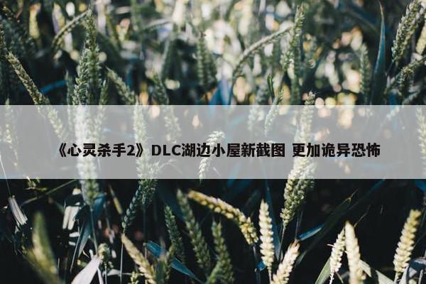 《心灵杀手2》DLC湖边小屋新截图 更加诡异恐怖