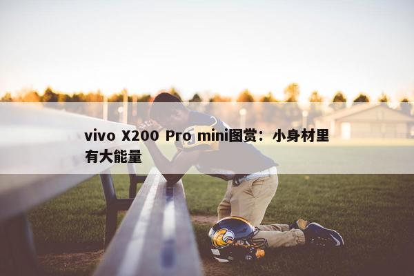 vivo X200 Pro mini图赏：小身材里有大能量