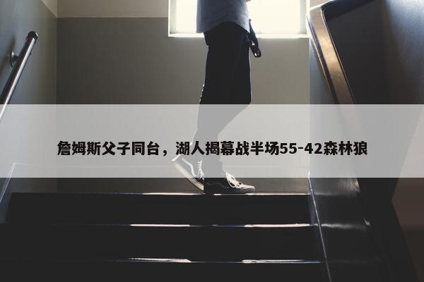 詹姆斯父子同台，湖人揭幕战半场55-42森林狼