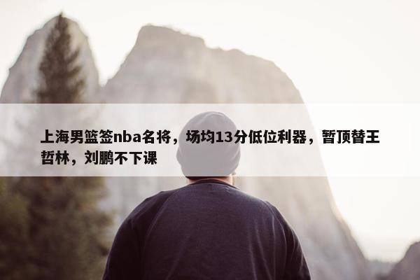 上海男篮签nba名将，场均13分低位利器，暂顶替王哲林，刘鹏不下课