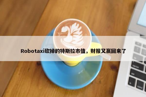 Robotaxi砍掉的特斯拉市值，财报又赢回来了