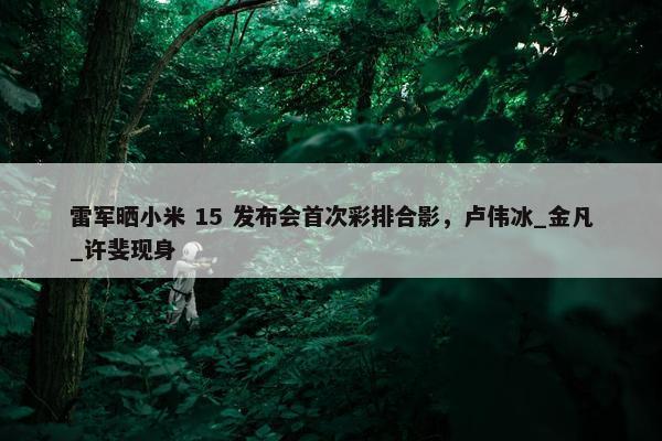 雷军晒小米 15 发布会首次彩排合影，卢伟冰_金凡_许斐现身