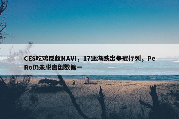 CES吃鸡反超NAVI，17逐渐跌出争冠行列，PeRo仍未脱离倒数第一