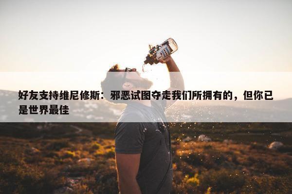 好友支持维尼修斯：邪恶试图夺走我们所拥有的，但你已是世界最佳