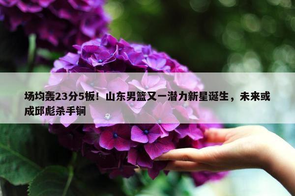 场均轰23分5板！山东男篮又一潜力新星诞生，未来或成邱彪杀手锏