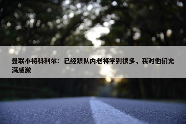 曼联小将科利尔：已经跟队内老将学到很多，我对他们充满感激