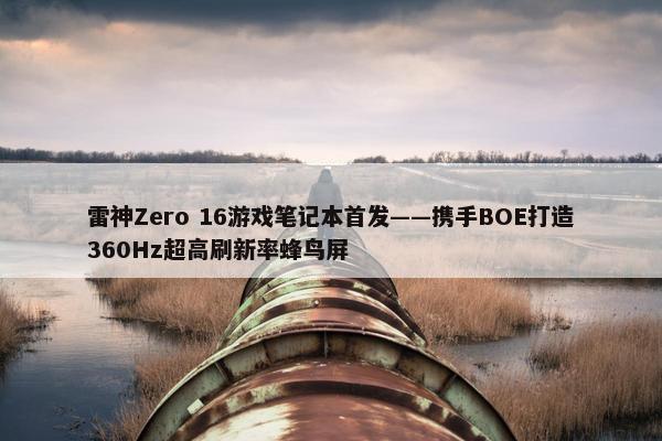 雷神Zero 16游戏笔记本首发——携手BOE打造360Hz超高刷新率蜂鸟屏