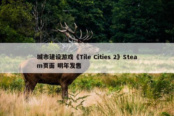 城市建设游戏《Tile Cities 2》Steam页面 明年发售