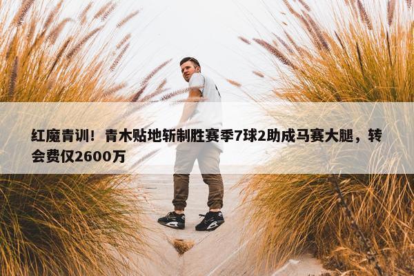 红魔青训！青木贴地斩制胜赛季7球2助成马赛大腿，转会费仅2600万