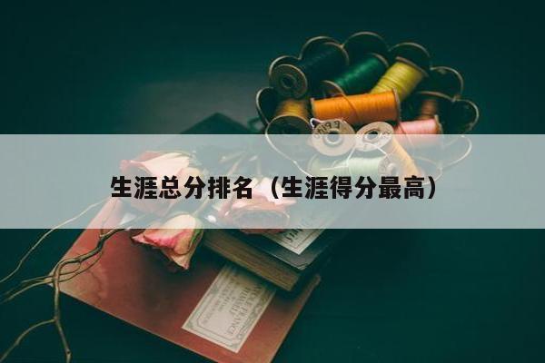 生涯总分排名（生涯得分最高）