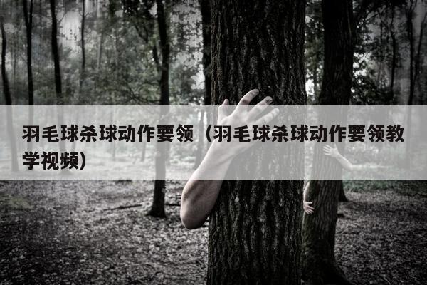 羽毛球杀球动作要领（羽毛球杀球动作要领教学视频）