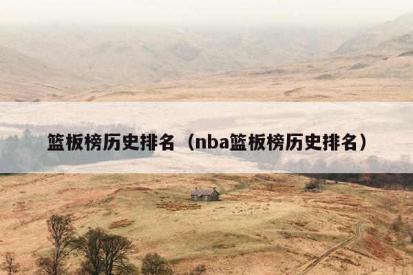 篮板榜历史排名（nba篮板榜历史排名）