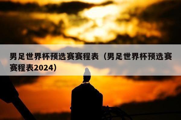 男足世界杯预选赛赛程表（男足世界杯预选赛赛程表2024）