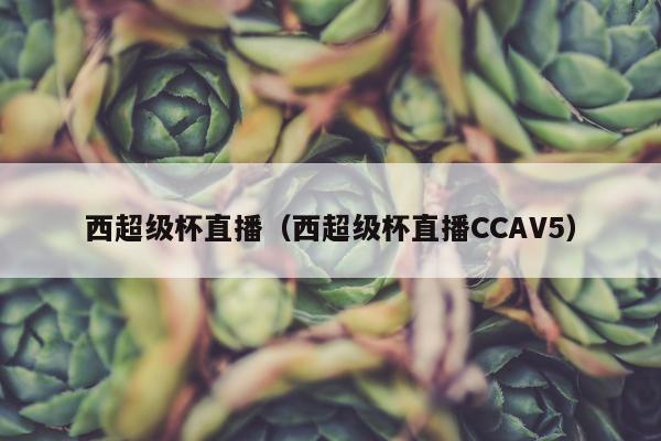 西超级杯直播（西超级杯直播CCAV5）