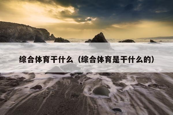 综合体育干什么（综合体育是干什么的）