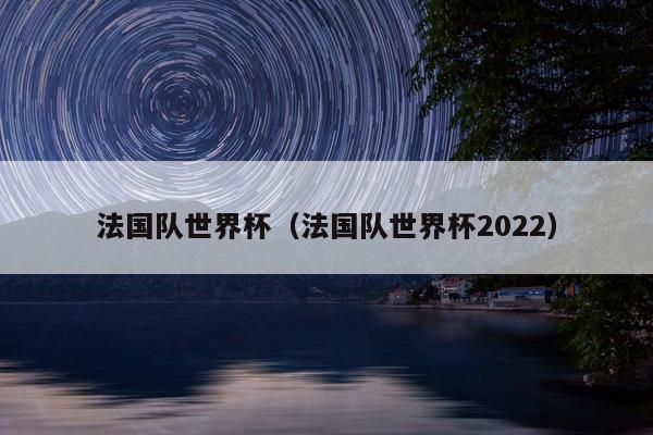 法国队世界杯（法国队世界杯2022）