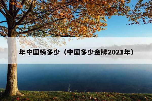 年中国榜多少（中国多少金牌2021年）