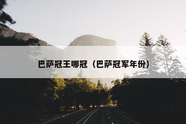 巴萨冠王哪冠（巴萨冠军年份）