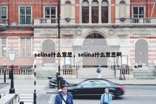 selina什么意思，selina什么意思啊