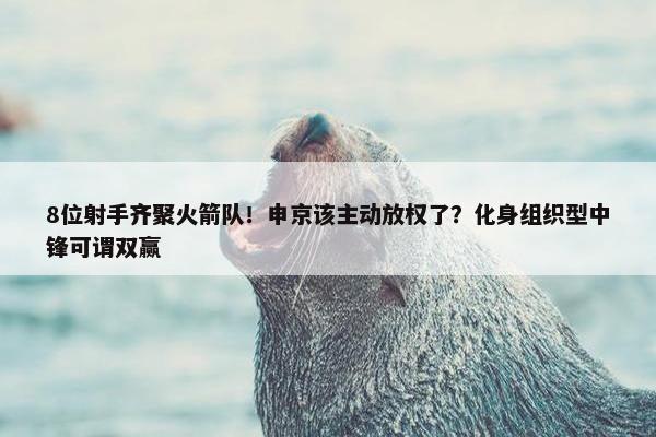 8位射手齐聚火箭队！申京该主动放权了？化身组织型中锋可谓双赢