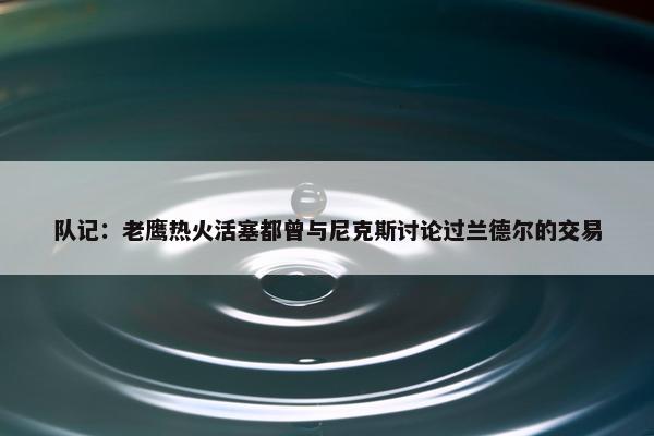 队记：老鹰热火活塞都曾与尼克斯讨论过兰德尔的交易