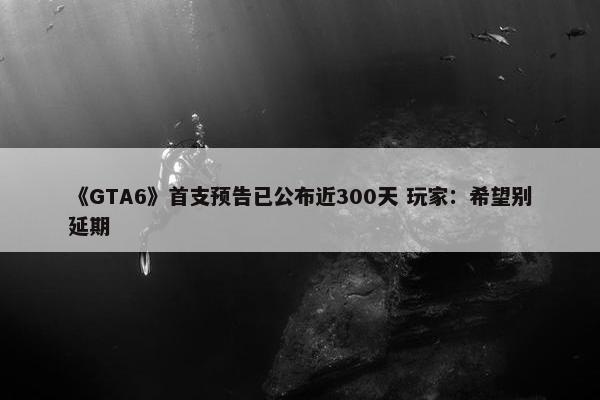 《GTA6》首支预告已公布近300天 玩家：希望别延期