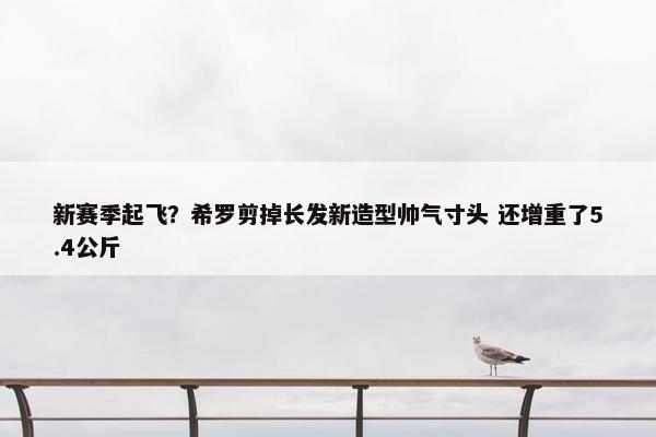 新赛季起飞？希罗剪掉长发新造型帅气寸头 还增重了5.4公斤