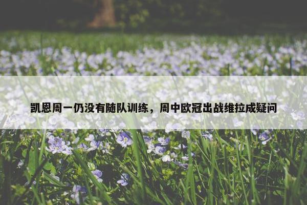 凯恩周一仍没有随队训练，周中欧冠出战维拉成疑问