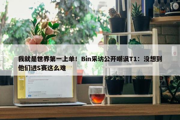 我就是世界第一上单！Bin采访公开嘲讽T1：没想到他们进S赛这么难