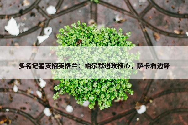 多名记者支招英格兰：帕尔默进攻核心，萨卡右边锋