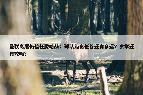 曼联高层仍信任滕哈赫：球队距离低谷还有多远？玄学还有效吗？