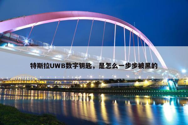 特斯拉UWB数字钥匙，是怎么一步步被黑的