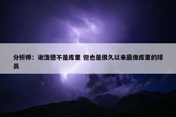 分析师：谢泼德不是库里 但也是很久以来最像库里的球员