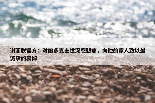 谢菲联官方：对鲍多克去世深感悲痛，向他的家人致以最诚挚的哀悼