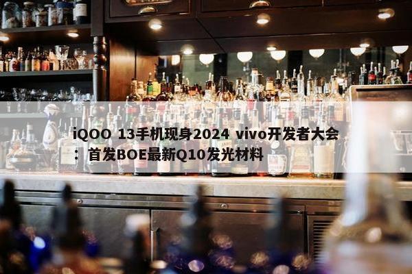 iQOO 13手机现身2024 vivo开发者大会：首发BOE最新Q10发光材料