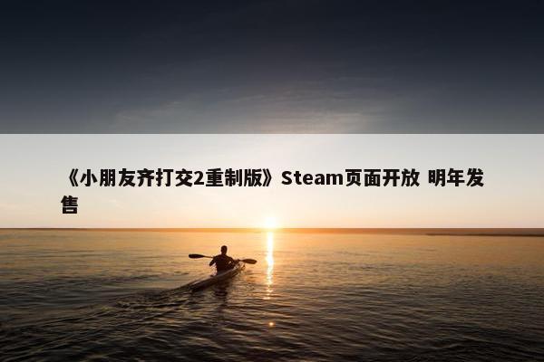 《小朋友齐打交2重制版》Steam页面开放 明年发售