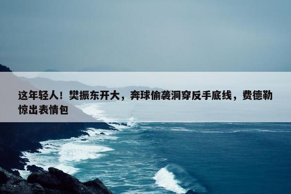 这年轻人！樊振东开大，奔球偷袭洞穿反手底线，费德勒惊出表情包